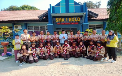 Pelepasan anggota Ekskul Pramuka SMA GALAJUARA untuk mengikuti Kemah Akbar Se-Kabupaten Jakarta Pusat